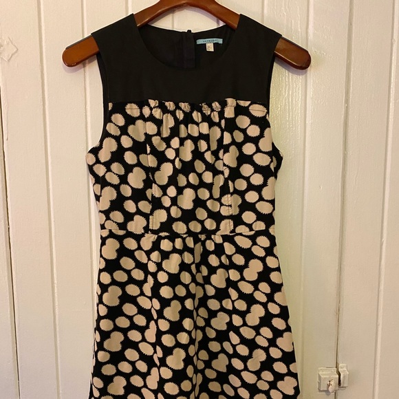 Anthropologie Leifnotes Notched Dots dress - Picture 2 of 6